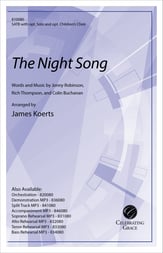The Night Song SATB choral sheet music cover